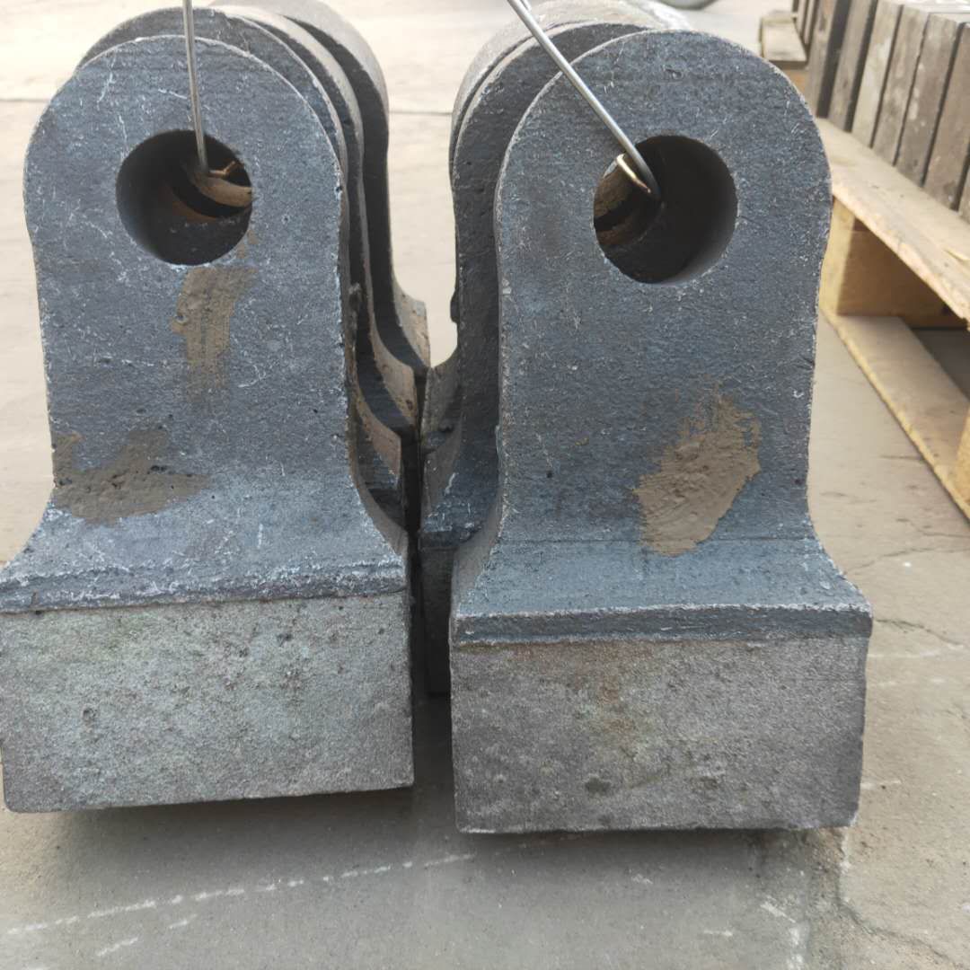 破碎机高锰钢耐磨锤头制砂机锤头高铬合金锤头