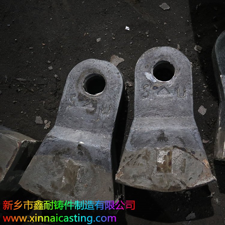 供应1416破碎机锰钢 高铬合金系列锤头 重锤破粉碎设备沙场配件